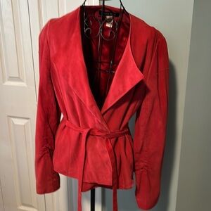 Anne Klein suede like jacket.